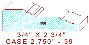Door/Window Casing 2-3/4" - 39 Door/Window Casing 2-3/4" - 39