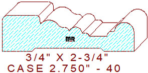 Door/Window Casing 2-3/4" - 40