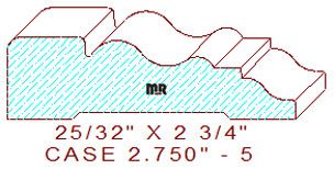 Door/Window Casing 2-3/4" - 5 Door/Window Casing 2-3/4" - 5