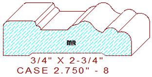 Door/Window Casing 2-3/4" - 8 Door/Window Casing 2-3/4" - 8