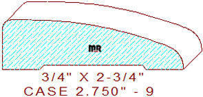 Door/Window Casing 2-3/4" - 9 Door/Window Casing 2-3/4" - 9