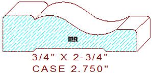 Door/Window Casing 2-3/4" Door/Window Casing 2-3/4"