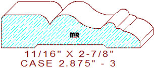 Door/Window Casing 2-7/8" - 3 Door/Window Casing 2-7/8" - 3