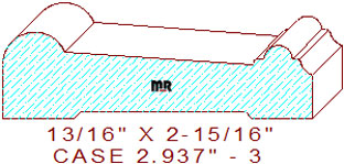 Door/Window Casing 2-15/6" - 3