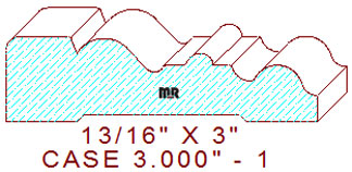 Door/Window Casing 3" - 1