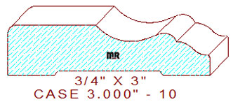 Door/Window Casing 3" - 10 Door/Window Casing 3" - 10