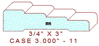 Door/Window Casing 3" - 11 Door/Window Casing 3" - 11