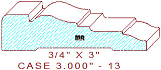 Door/Window Casing 3" - 13 Door/Window Casing 3" - 13