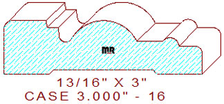 Door/Window Casing 3" - 16