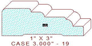 Door/Window Casing 3" - 19 Door/Window Casing 3" - 19