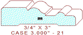 Door/Window Casing 3" - 21 Door/Window Casing 3" - 21