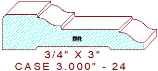 Door/Window Casing 3" - 24 Door/Window Casing 3" - 24