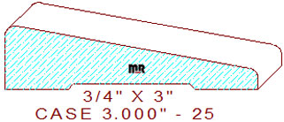 Door/Window Casing 3" - 25 Door/Window Casing 3" - 25