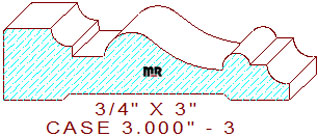 Door/Window Casing 3" - 3 Door/Window Casing 3" - 3