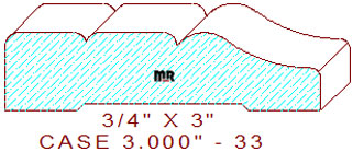 Door/Window Casing 3" - 33 Door/Window Casing 3" - 33