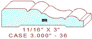 Door/Window Casing 3" - 36