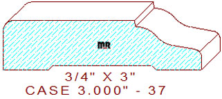 Door/Window Casing 3" - 37 Door/Window Casing 3" - 37