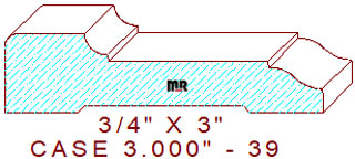 Door/Window Casing 3" - 39 Door/Window Casing 3" - 39