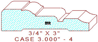 Door/Window Casing 3" - 4