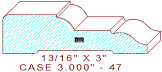 Door/Window Casing 3" - 47 Door/Window Casing 3" - 47