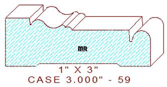 Door/Window Casing 3" - 59 Door/Window Casing 3" - 59