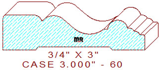 Door/Window Casing 3" - 60