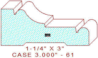 Door/Window Casing 3" - 61 Door/Window Casing 3" - 61