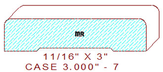 Door/Window Casing 3" - 7 Door/Window Casing 3" - 7