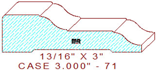 Door/Window Casing 3" - 71