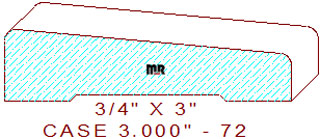 Door/Window Casing 3" - 72 Door/Window Casing 3" - 72
