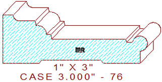 Door/Window Casing 3" - 76 Door/Window Casing 3" - 76