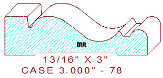 Door/Window Casing 3" - 78