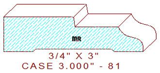 Door/Window Casing 3" - 81