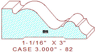 Door/Window Casing 3" - 82