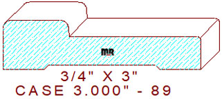 Door/Window Casing 3" - 89 Door/Window Casing 3" - 89