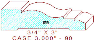 Door/Window Casing 3" - 90