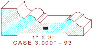 Door/Window Casing 3" - 93 Door/Window Casing 3" - 93