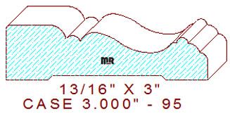 Door/Window Casing 3" - 95