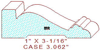 Door/Window Casing 3-1/16" Door/Window Casing 3-1/16"