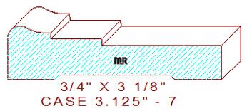 Door/Window Casing 3-1/8" - 7 Door/Window Casing 3-1/8" - 7