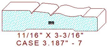 Door/Window Casing 3-3/16" - 7