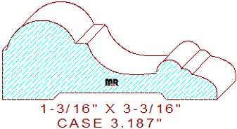 Door/Window Casing 3-3/16" Door/Window Casing 3-3/16"