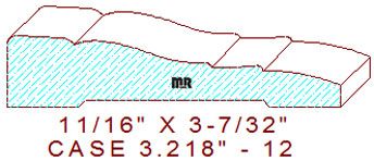 Door/Window Casing 3-7/32" - 12