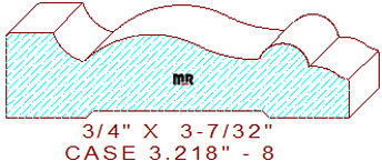 Door/Window Casing 3-7/32" - 8