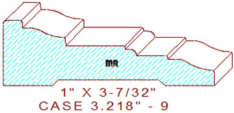 Door/Window Casing 3-7/32" - 9