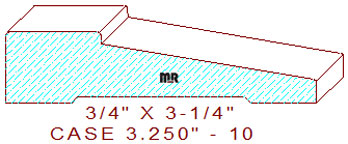 Door/Window Casing 3-1/4" - 10 Door/Window Casing 3-1/4" - 10