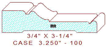 Door/Window Casing 3-1/4" - 100