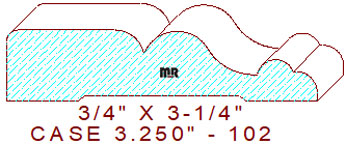 Door/Window Casing 3-1/4" - 102