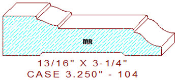 Door/Window Casing 3-1/4" - 104