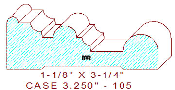 Door/Window Casing 3-1/4" - 105 Door/Window Casing 3-1/4" - 105